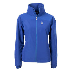 Los Angeles Dodgers Cutter & Buck Women's Charter Eco Recycled Full-Zip Jacket - Blue - MLB Sale