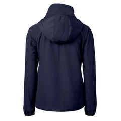 Atlanta Braves Cutter & Buck Women's Charter Eco Recycled Half-Zip Anorak Jacket - Navy - MLB Online