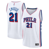Joel Embiid Philadelphia 76ers Fast Break Replica Jersey Association Edition White | Fanatics outlet