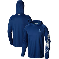 Memphis Grizzlies Terminal Tackle Long Sleeve Hoodie T-Shirt Navy | Columbia US