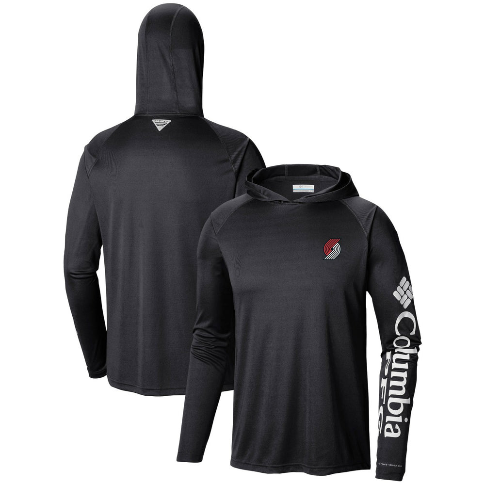 Portland Trail Blazers Terminal Tackle Long Sleeve Hoodie T-Shirt Black | Columbia discount