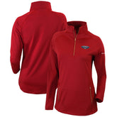 New Orleans Pelicans Women's Omni-Wick Outward Nine Quarter-Zip Pullover Top Red | Columbia online
