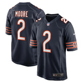 Nike D.J. Moore Chicago Bears Team Color Game Jersey Navy