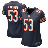Nike TJ Edwards Chicago Bears Women's Game Player Jersey Navy
