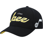 Utah Jazz MVP Team Script 2.0 Stretch Snapback Hat Black | Mitchell & Ness outlet