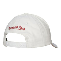 Chicago Bulls Hardwood Classics All In Retro Snapback Hat White | Mitchell & Ness