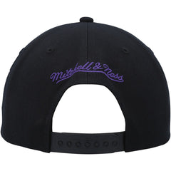 Phoenix Suns Hardwood Classics MVP Team Script 2.0 Snapback Hat Black | Mitchell & Ness