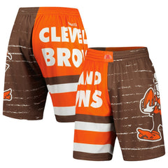 Mitchell & Ness Cleveland Browns Jumbotron 3.0 Shorts Brown