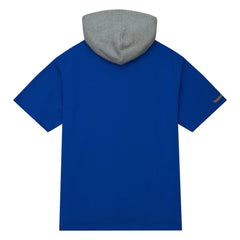 Mitchell & Ness Los Angeles Rams Postgame Short Sleeve Hoodie Royal