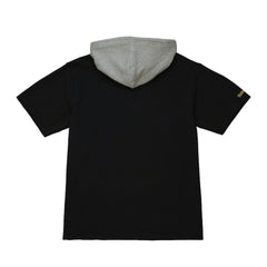 Mitchell & Ness Las Vegas Raiders Postgame Short Sleeve Hoodie Black