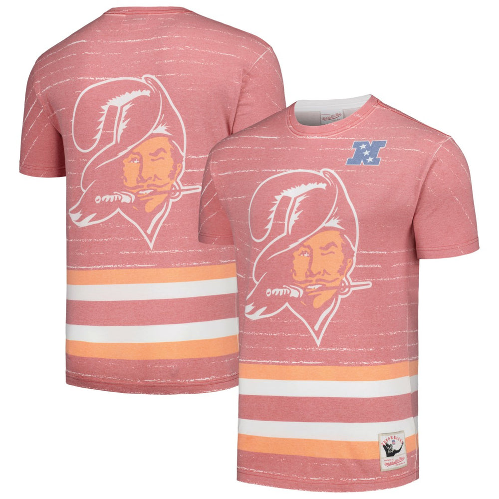 Mitchell & Ness Tampa Bay Buccaneers Jumbotron 3.0 T-Shirt Red