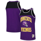 Mitchell & Ness Minnesota Vikings Heritage Colorblock Tank Top Purple/Black