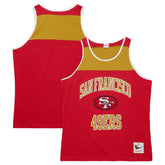 Mitchell & Ness San Francisco 49ers Heritage Colorblock Tank Top Scarlet/Gold