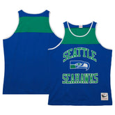 Mitchell & Ness Seattle Seahawks Heritage Colorblock Tank Top Royal/Green