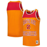 Mitchell & Ness Tampa Bay Buccaneers Gridiron Classics Heritage Colorblock Tank Top Orange/Red