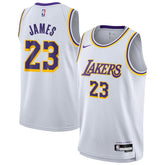 LeBron James Los Angeles Lakers Youth Swingman Jersey Association Edition White | Nike US