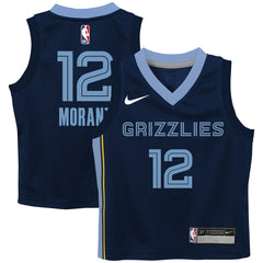 Ja Morant Memphis Grizzlies Preschool Swingman Player Jersey Icon Edition Navy | Nike Lifestyle