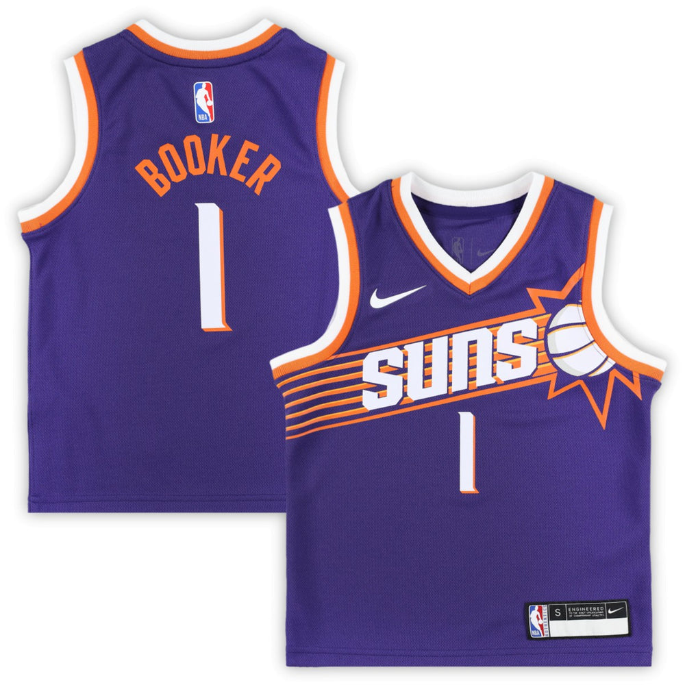 Devin Booker Phoenix Suns Preschool Swingman Player Jersey Icon Edition Purple | Nike for sale