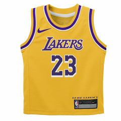 LeBron James Los Angeles Lakers Preschool Dri-FIT Swingman Player Jersey Icon Edition Gold | Nike for sale