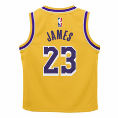 LeBron James Los Angeles Lakers Preschool Dri-FIT Swingman Player Jersey Icon Edition Gold | Nike for sale
