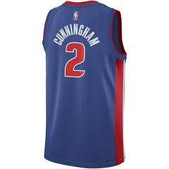 Cade Cunningham Detroit Pistons Youth Swingman Jersey for sale Icon Editi- Blue | Nike