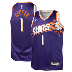Devin Booker Phoenix Suns Youth Swingman Jersey Icon Edition Purple | Nike outlet