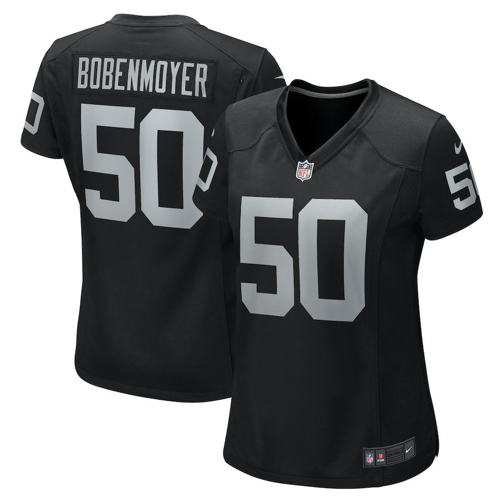 Nike Jacob Bobenmoyer Las Vegas Raiders Women's Game Player Jersey Black