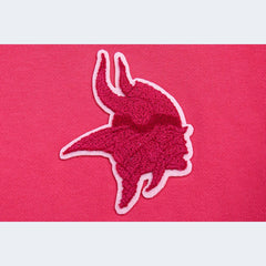 Minnesota Vikings Pro Standard Women's Triple Pink Cropped Pullover Hoodie