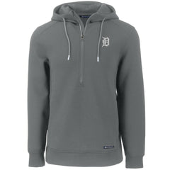 Detroit Tigers Cutter & Buck Roam Eco Half-Zip Recycled Pullover Hoodie - Gray - MLB Online