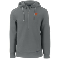 San Francisco Giants Cutter & Buck Roam Eco Half-Zip Recycled Pullover Hoodie - Gray - MLB Lifestyle