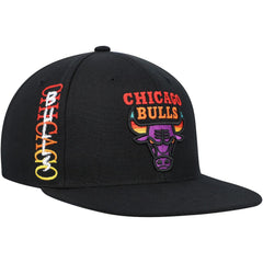 Chicago Bulls Soul High-Grade Fade Undervisor Snapback Hat Black | Mitchell & Ness outlet