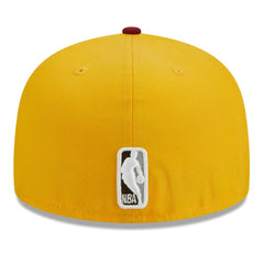 Philadelphia 76ers Fall Leaves 2-Tone 59FIFTY Fitted Hat Yellow/Red | New Era outlet