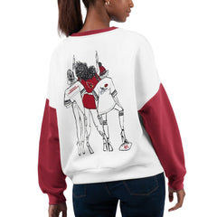 Arizona Cardinals G-III 4Her by Carl Banks Women's A-Game Pullover Sweatshirt White
