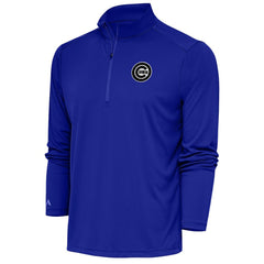 Chicago Cubs Antigua Metallic Tribute Quarter-Zip Top - Royal - MLB on Sale