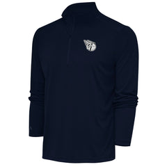 Cleveland Guardians Antigua Metallic Tribute Quarter-Zip Top - Navy - MLB Online