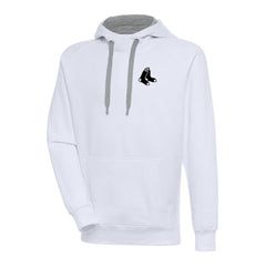 Boston Red Sox Antigua Metallic Victory Pullover Hoodie - White - MLB Online