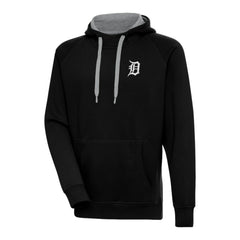 Detroit Tigers Antigua Metallic Victory Pullover Hoodie - Black - MLB on Sale