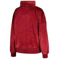 Arizona Cardinals DKNY Sport Women's Deliliah Rhinestone Funnel Neck Pullover Sweatshirt Cardinal