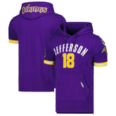 Justin Jefferson Minnesota Vikings Pro Standard Player Name & Number Hoodie T-Shirt Purple