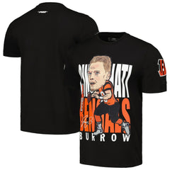 Joe Burrow Cincinnati Bengals Pro Standard Avatar Remix Player Graphic T-Shirt Black