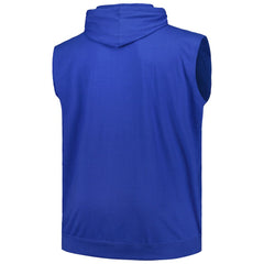 Philadelphia 76ers Big & Tall Jersey Muscle Pullover Hoodie Royal | Fanatics discount