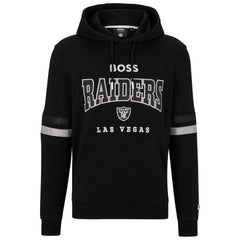 Las Vegas Raiders BOSS X NFL Touchdown Pullover Hoodie Black/White