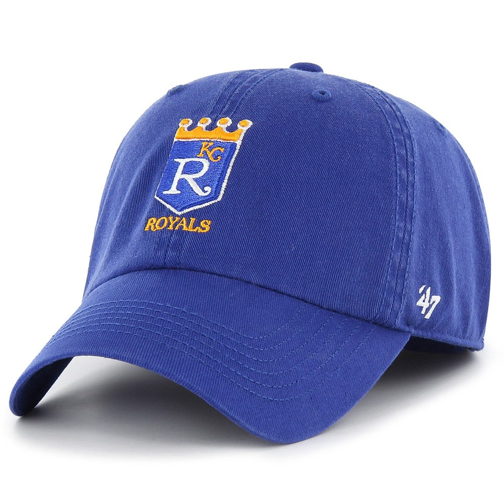 Kansas City Royals '47 Cooperstown Collection Franchise Fitted Hat - Royal - 47 brand Lifestyle