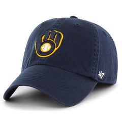 Milwaukee Brewers '47 Franchise Logo Fitted Hat - Navy - 47 brand Sale