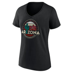Arizona Diamondbacks Women's Hometown Desert Baseball V-Neck T-Shirt - Black - MLB Sale