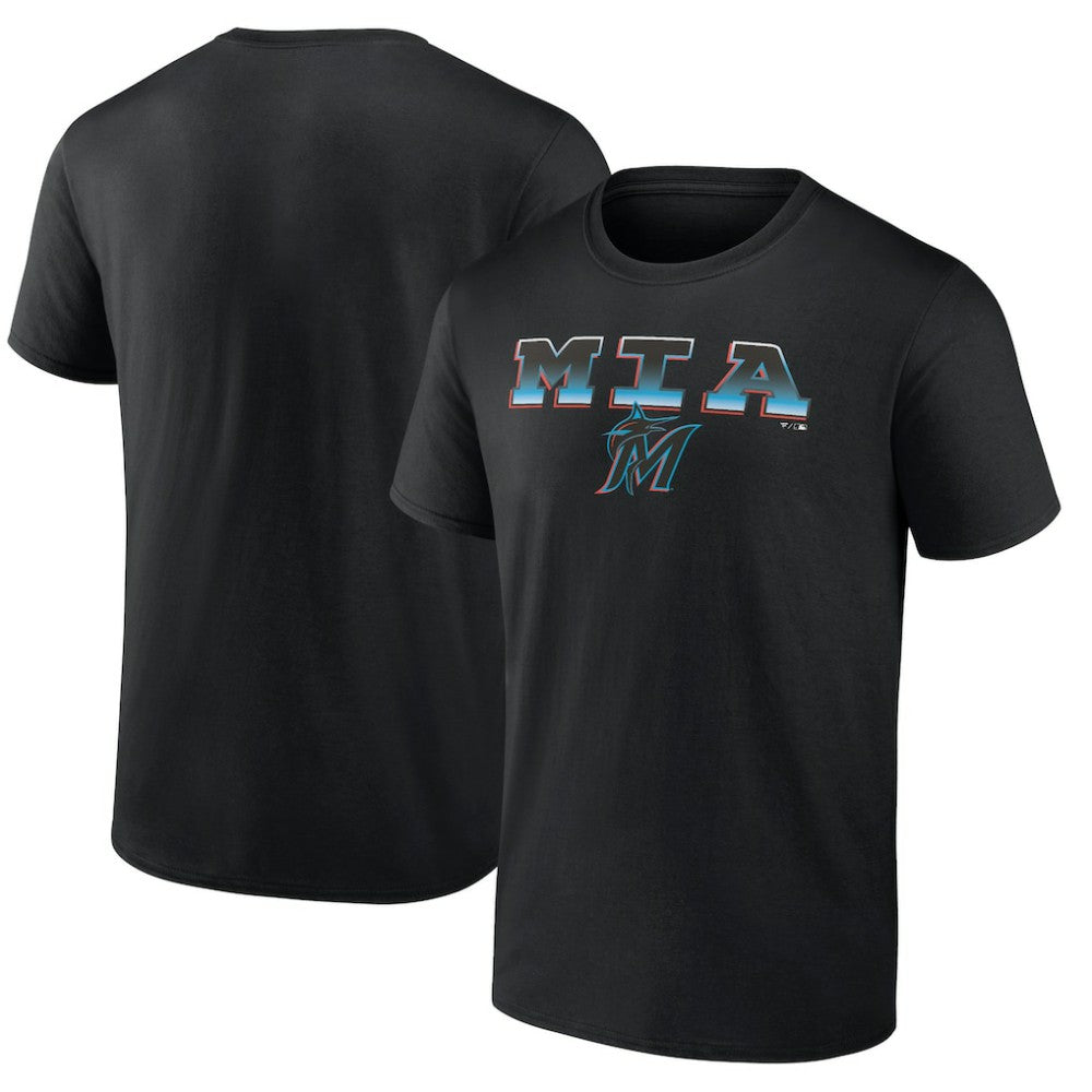 Miami Marlins Hometown Baseball 305 T-Shirt - Black - MLB Discount