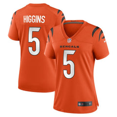 Nike Tee Higgins Cincinnati Bengals Women's Alternate Game Jersey Orange