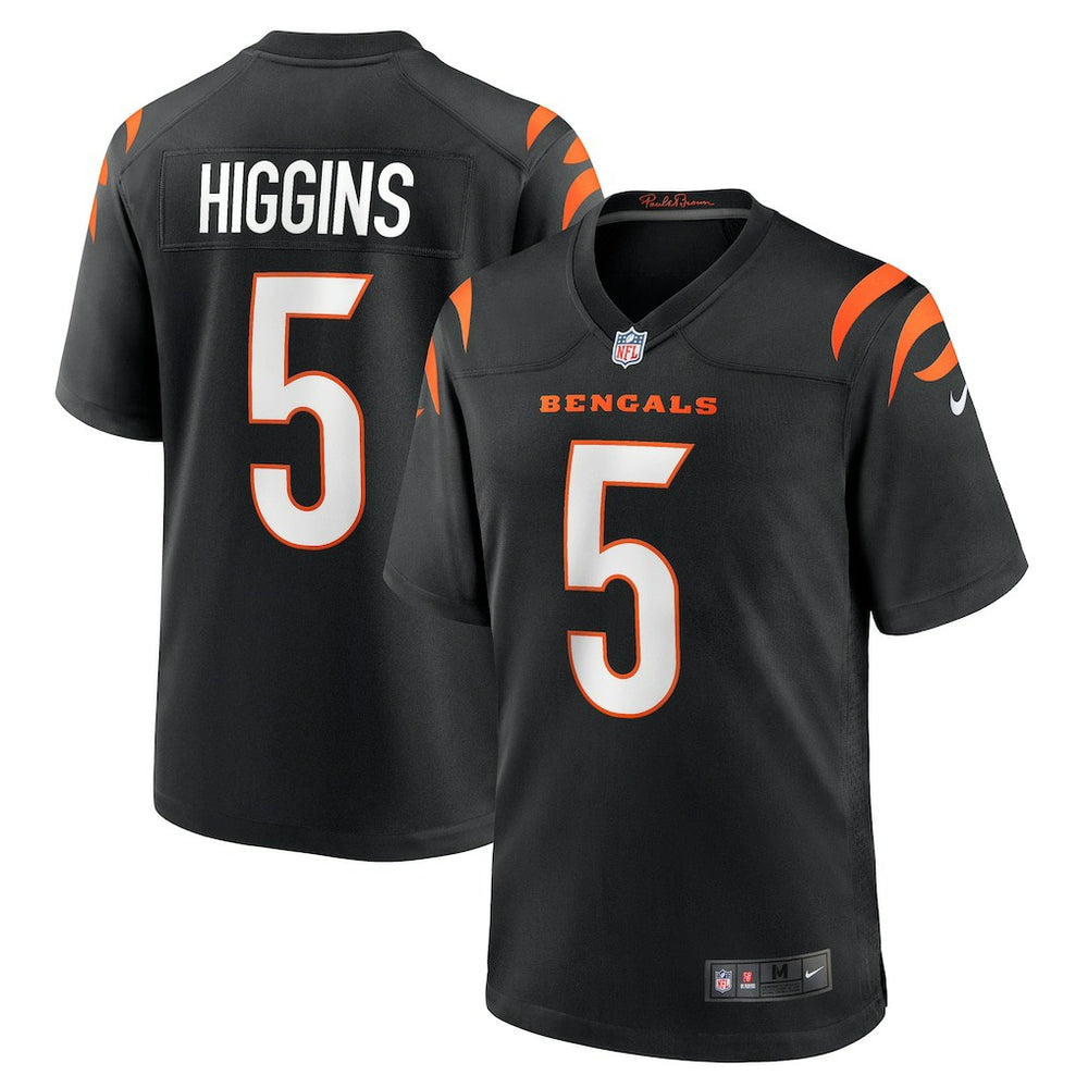 Nike Tee Higgins Cincinnati Bengals Game Player Jersey Black