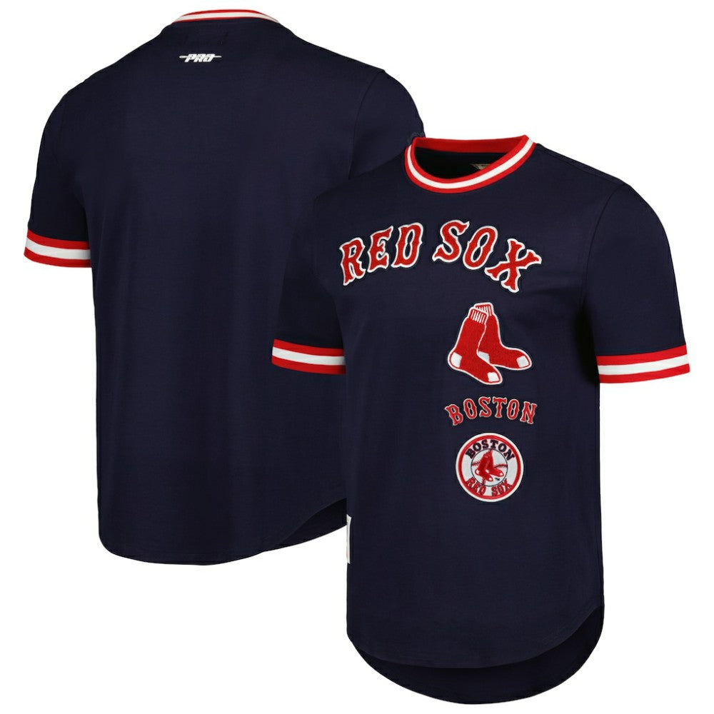 Boston Red Sox Pro Standard Cooperstown Collection Retro Classic T-Shirt - Navy - MLB Discount