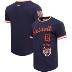 Detroit Tigers Pro Standard Cooperstown Collection Retro Classic T-Shirt - Navy - MLB Discount